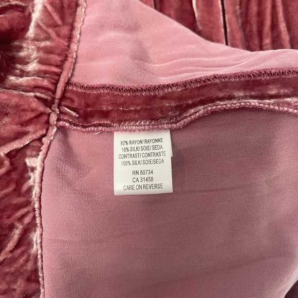 NWT BCBG MaxAzria Rosetta Velvet Sleeve Less Tie Dress. Size XS - Picture 5 of 9